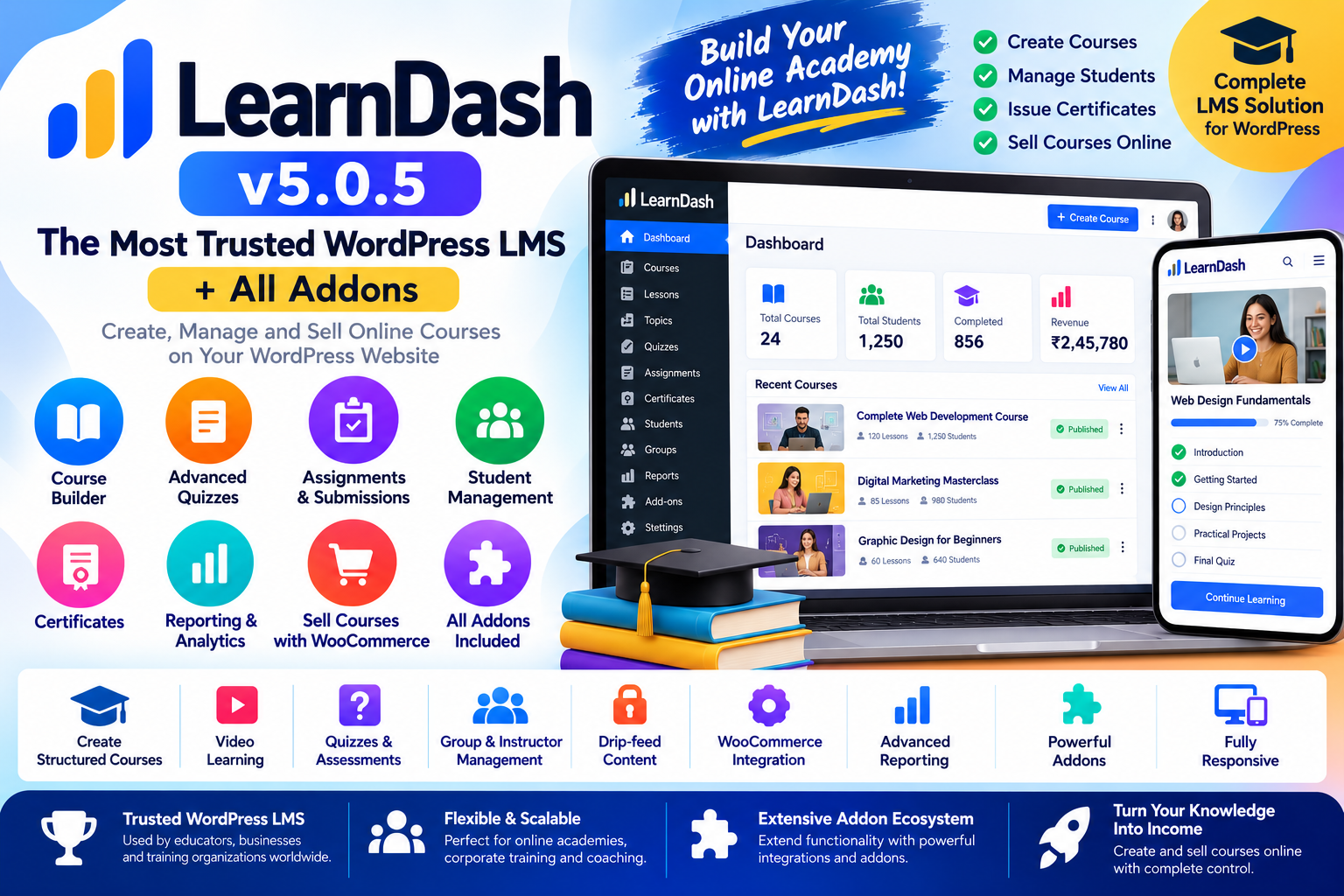 LearnDash v5.0.5 – WordPress LMS + All Addons