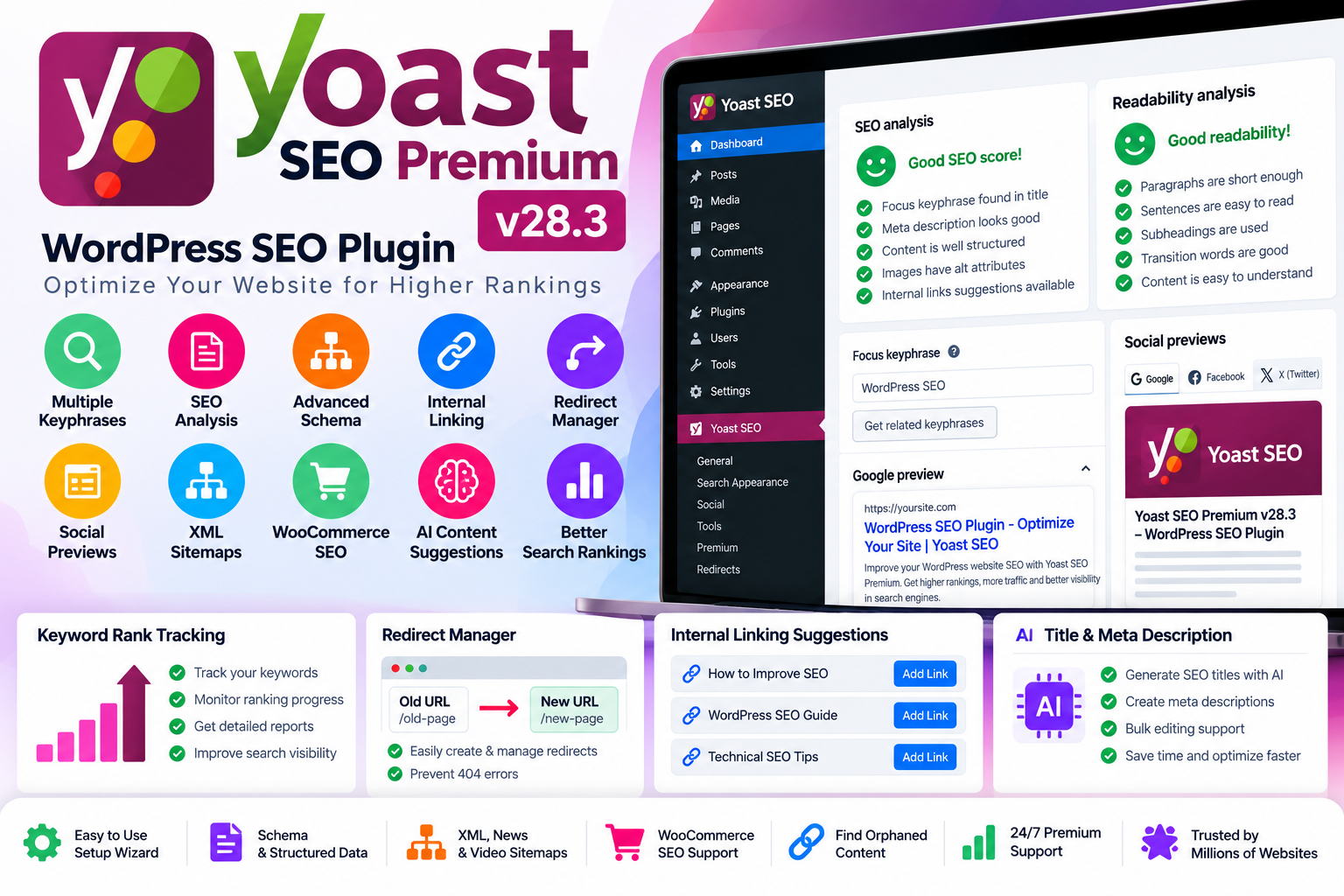 Yoast SEO Premium v28.3 – WordPress SEO Plugin