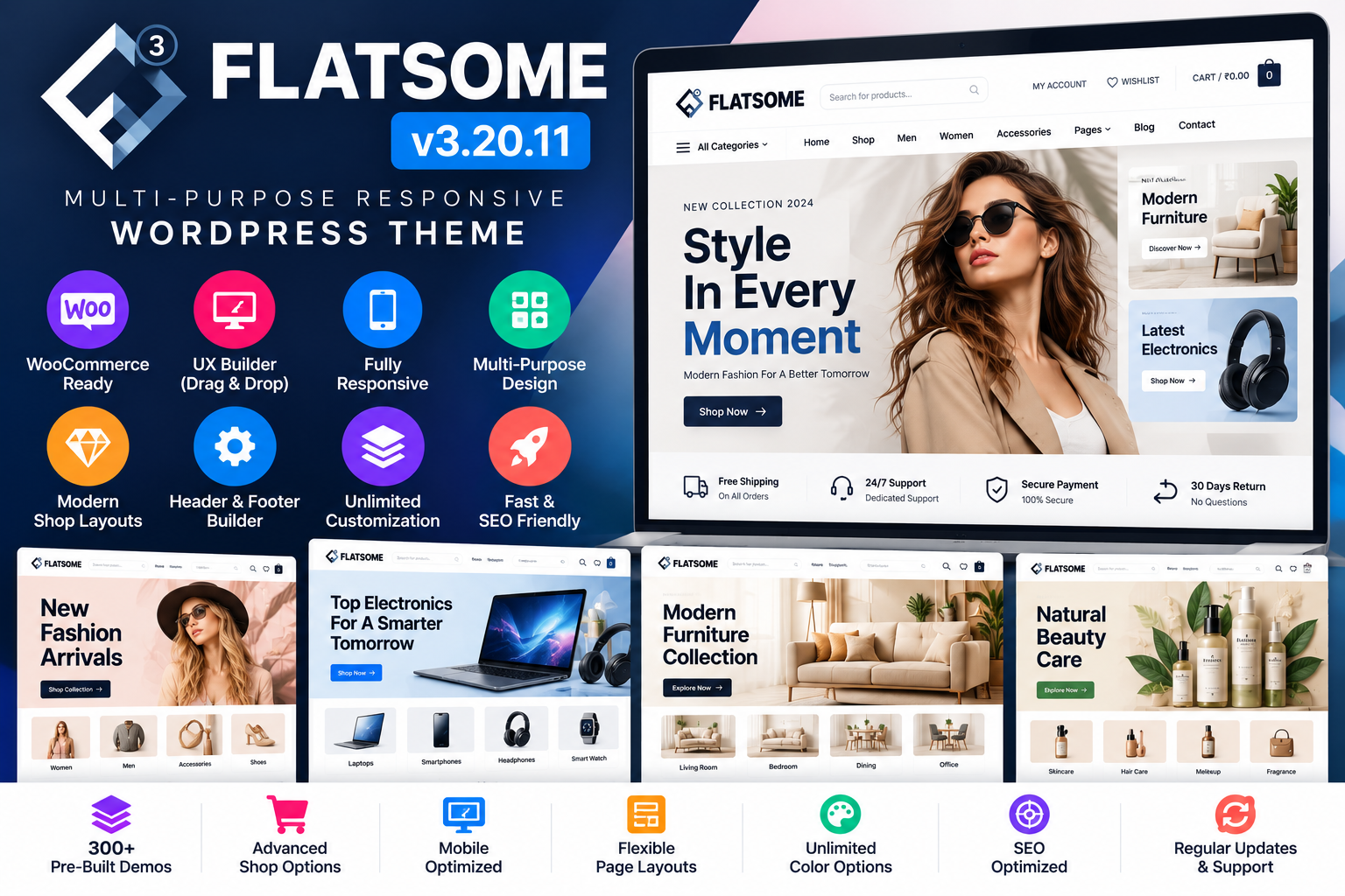 Flatsome v3.20.11 – Multi-Purpose Responsive Theme