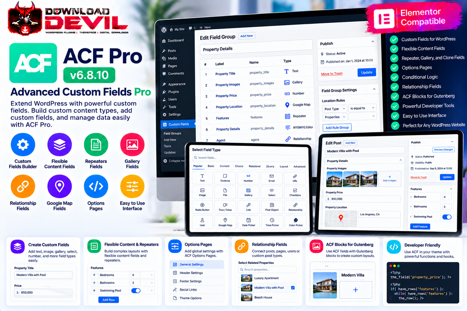 ACF Pro v6.8.10 – Advanced Custom Fields Pro