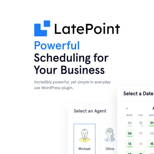 LatePoint v5.0.6 – Appointment Booking & Reservation plugin for WordPress + Addons