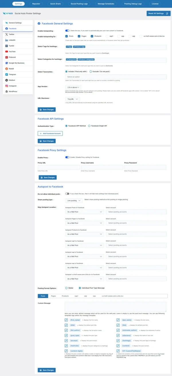 Social Auto Poster v5.3.8 – WordPress Scheduler & Marketing Plugin 1
