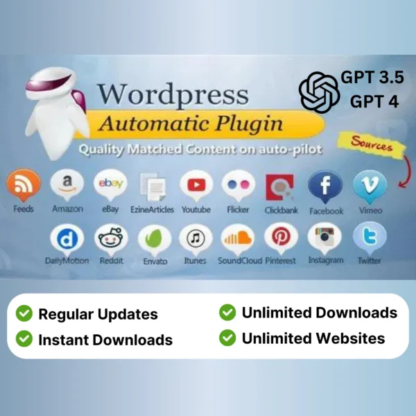 WordPress Automatic Plugin v3.109.0 – Import Content Automatically