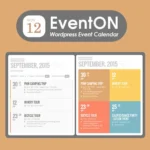 EventOn v4.2.2 – WordPress Event Calendar Plugin + Addons
