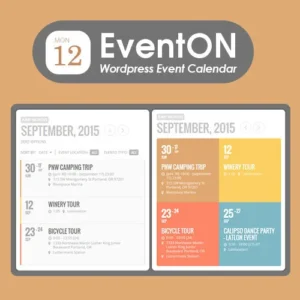 EventOn v4.2.2 – WordPress Event Calendar Plugin + Addons