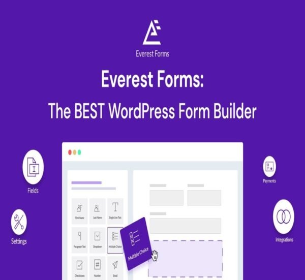 Everest Forms v1.9.6 + All Addons – WordPress Forms Plugin by Download Devil