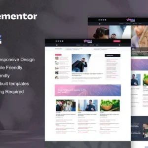Glamz – News & Magazine Elementor Template Kit