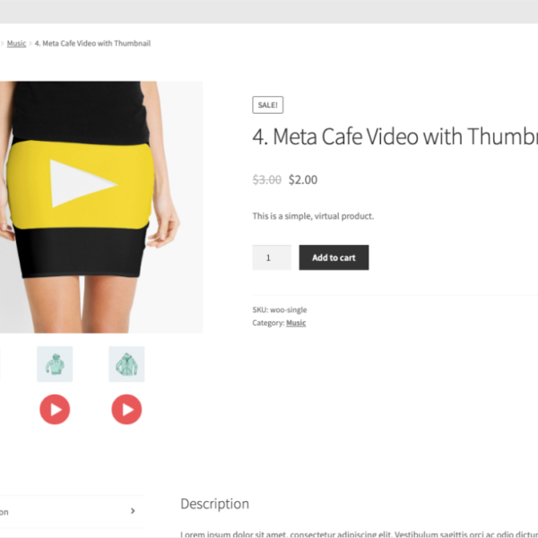 WooCommerce – Product Video WooCommerce Extension v1.3.7