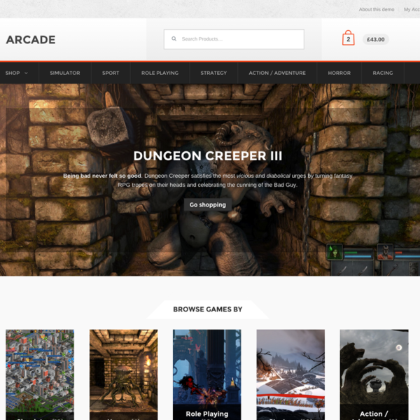 Arcade Storefront WordPress Theme v2.1.10 Download Devil