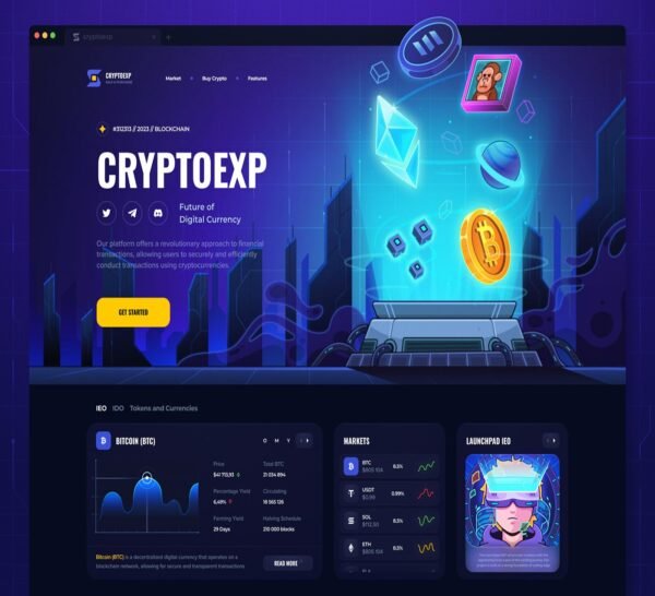 Cryptro v1.4.5 – Cryptocurrency, Blockchain, Bitcoin & Financial Technology Download Devil