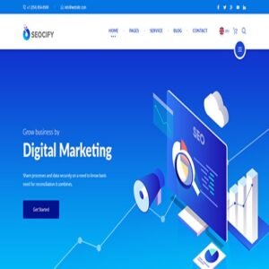 Seocify v3.6 – SEO And Digital Marketing Agency WordPress Theme Download Devil