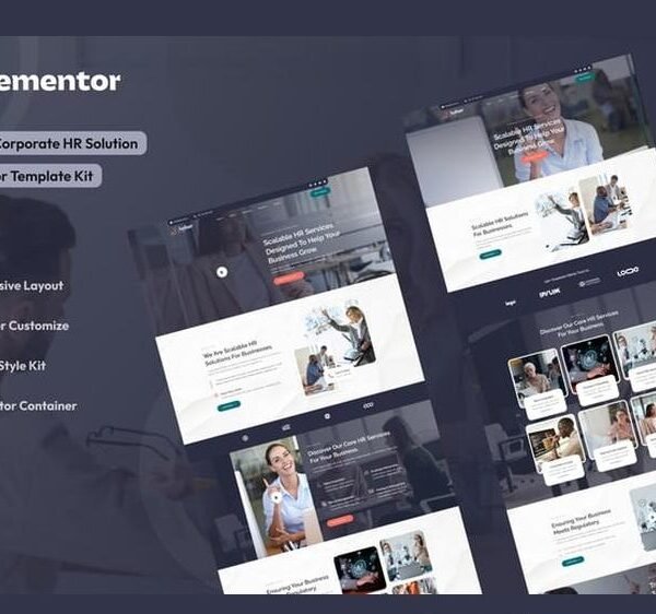 Auhar - Corporate HR Solutions Elementor Template Kit