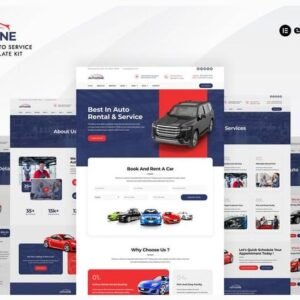 Autozone – Car Rental & Auto Service Elementor Template Kit