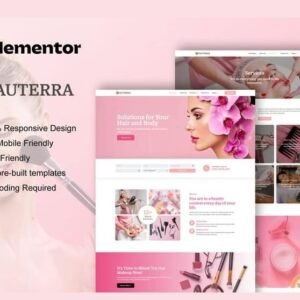 Beauterra – Makeup Artist & Beauty Salon Elementor Pro Template Kit