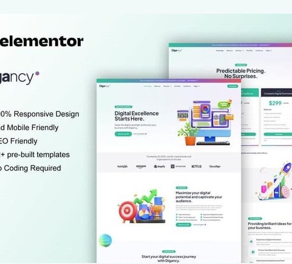 Digancy - Digital Agency Elementor Template Kit