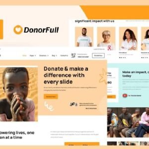 DonorFull – Charity & Donation Elementor Pro Template Kit