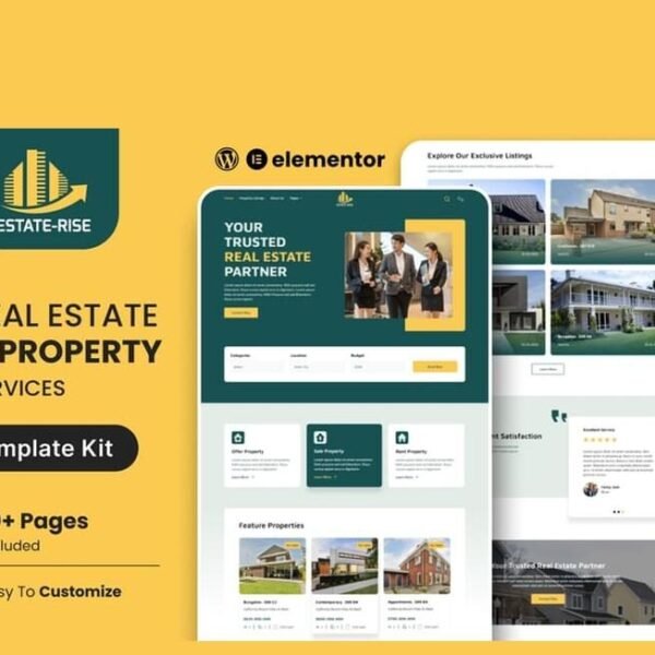 Estate Rise – Real Estate Elementor Template Kit