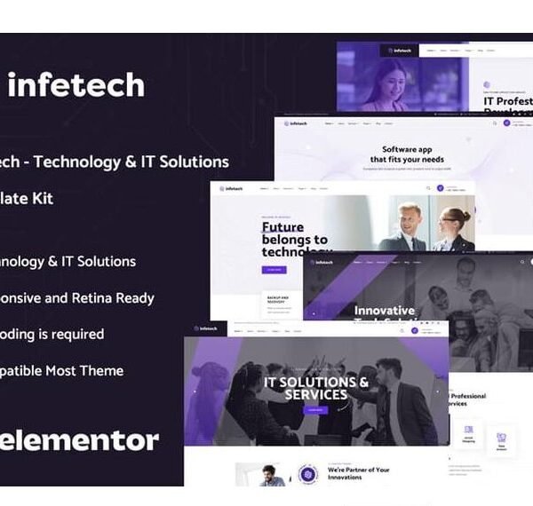 Infetech – Technology & IT Solutions Elementor Template Kit