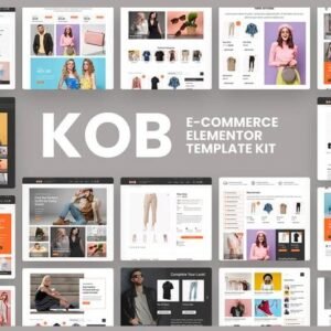 Kob E-Commerce Elementor Pro Template Kit