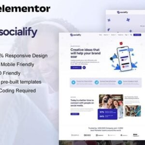 Socialify - Social Media Marketing Agency Elementor Pro Template Kit