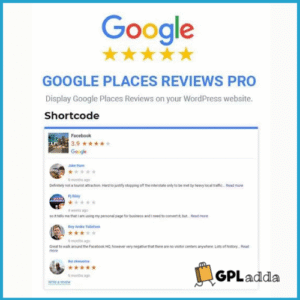 Google Places Reviews Pro 2.4.2 - WordPress Plugin - GPL Adda