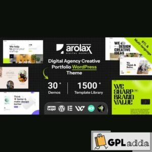 Arolax v2.1.2 - Creative Digital Agency Theme - GPL Adda