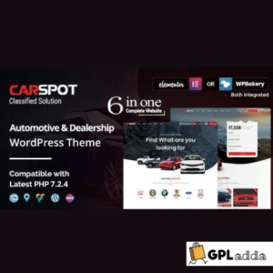 CarSpot v2.4.4 - Automotive Car Dealer Wordpress Classified Theme - GPL Adda