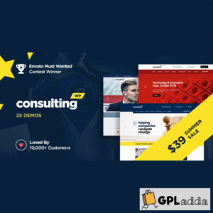 Consulting v6.6.5 - Best Business, Finance WordPress Theme - GPL Adda