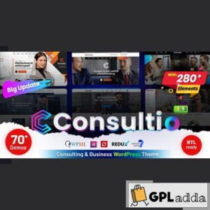 Consultio v3.2.4 - Corporate Consulting WordPress Theme - GPL Adda