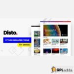 Disto v1.8 - WordPress Blog Magazine Theme - GPL Adda