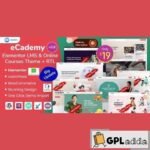 eCademy v6.1 - Elementor LMS & Online Courses Theme - GPL Adda