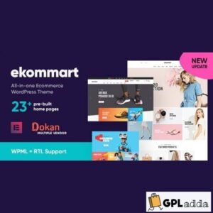 Ekommart v3.7.7 - All-in-one eCommerce WordPress Theme - GPL Adda