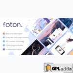 Foton v2.4 - Software and App Landing Page Theme - GPL Adda