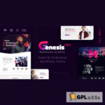 GenesisExpo v1.4.10 - Business Events & Conference WordPress Theme - GPL Adda