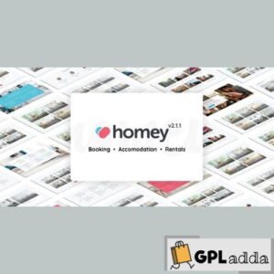 Homey v2.4.6 - Booking and Rental WordPress Theme - GPL Adda