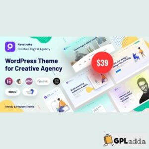 Keystroke v1.1.8 - Creative Agency Wordpress Theme - GPL Adda