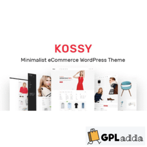 Kossy v1.33 - Minimalist eCommerce WordPress Theme - GPL Adda