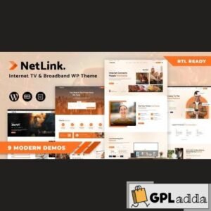 Netlink v1.0.5 – Broadband TV & Internet Provider WordPress Theme - GPL Adda