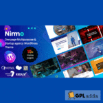 Nimmo 1.2.2 - One page WordPress Theme - GPL Adda