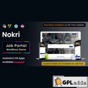 Nokri v1.5.2 - Job Board WordPress Theme - GPL Adda