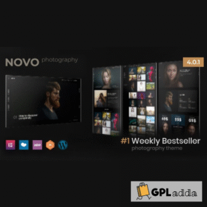 Novo v4.2.0 - Photography WordPress Theme - GPL Adda