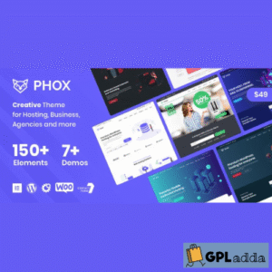 Phox - Hosting WordPress & WHMCS Theme 1.8.1 - GPL Adda