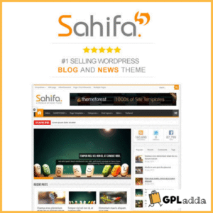 Sahifa v5.8.2 - Responsive WordPress News / Magazine / Blog Theme - GPL Adda