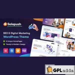 Salepush v1.0.0 - SEO & Digital Marketing WordPress Theme - GPL Adda