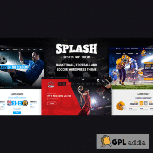 Splash v4.3.2 - Sport Club WordPress Theme - GPL Adda