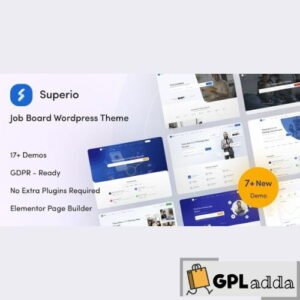 Superio v1.2.38 - Job Board WordPress Theme - GPL Adda