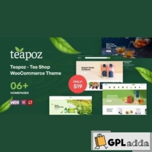 Teapoz v1.1.1 – Tea Shop WooCommerce Theme - GPL Adda