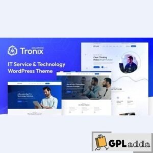 Tronix v1.0.5 – IT Service And Technology WordPress Theme - GPL Adda