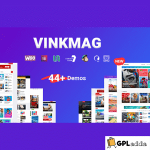 Vinkmag v4.3 - Multi-concept Creative Newspaper News Magazine Theme - GPL Adda