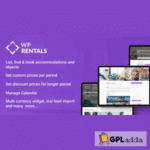 WP Rentals v3.8.0 - Booking Accommodation WordPress Theme - GPL Adda